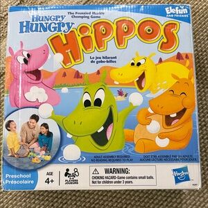 Hasbro Colorful Hippo Chomping Game. New